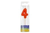 Spielzeug - Folat BV Luxury Birthday Candle - 4 years - 07774