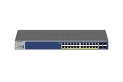 Switches - Netgear GS728TXP 28-Port Gigabit Ethernet Stackable Smart Switch 24 PoE+ Ports 2 Copper 10G 2 SFP+ 10G - GS728TXP-300EUS