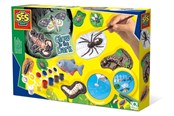Kreativ-Spiele - SES Creative Children's Scary Animals Glow in the Dark Casting and Painting Set - 01153