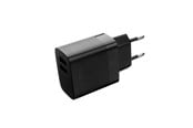 Handys - Adapter und Ladegeräte - FIXED Home Charger 2x USB-A 17W/Lightning cable 1m Black - FIXC17N-2UC-BK