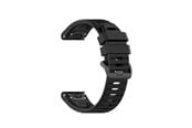 Smartwatch - Accessories - FIXED Silicone Strap for Garmin QuickFit 22 mm Black - FIXSST-QF22MM-BK