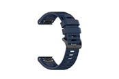 Smartwatch - Accessories - FIXED Silicone Strap for Garmin QuickFit 22 mm Dark Blue - FIXSST-QF22MM-BL