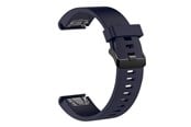 Smartwatch - Accessories - FIXED Silicone Strap for Garmin QuickFit 20 mm Dark Blue - FIXSST-QF20MM-BL