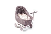 Puppen & Zubehör - Smallstuff - Doll Stroller - Dark Rose *DEMO* - 51001-07