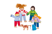 Puppen & Zubehör - Goki Dollhouse Family - 51863