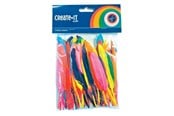 Kunst & Handwerk Ausstattung - Haza Witbaard Colored Feathers 100pcs. - 192322