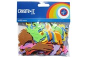 Kunst & Handwerk Ausstattung - Haza Witbaard Foam stickers Animals 64 pcs. - 192300