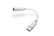 USB Kabel - FIXED Audioadapter USB-C to 3.5mm female 10cm White - FIXL-CJD-WH