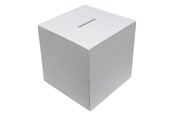 Kinderzimmer - Playwood Wooden Money Box Square White - SL2281