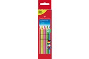 Utensilien zum Schreiben und Zeichnen - Faber-Castell Buntstift Jumbo Grip Neon 5er-Etui - 110994