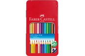 Utensilien zum Schreiben und Zeichnen - Faber-Castell Buntstift Colour Grip 12er-Metalletui - 112413