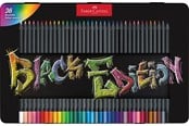 Utensilien zum Schreiben und Zeichnen - Faber-Castell Buntstifte Black Edition 36er Metalletui - 116437