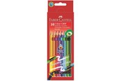 Utensilien zum Schreiben und Zeichnen - Faber-Castell Buntstift Colour Grip rad. 10x Kart.etui - 116613