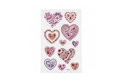 Kreativ-Spiele - Creativ Company Diamond Stickers Hearts 1 Sheet - 284039
