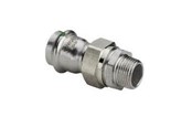 Druckrohre und Armaturen - Viega sanpress inox adapter union 15 x 1/2" - 438258