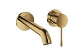 Mischbatterien und Armaturen - Grohe Essence 2-hole basin mixer M-Size Polished Cool Sunrise - 19408GL1