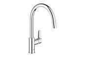 Mischbatterien und Armaturen - Grohe BauEdge Kitchen faucet with pull-out Chrome - 30536000