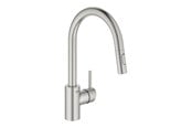 Mischbatterien und Armaturen - Grohe Concetto Kitchen faucet with pull-out Supersteel - 31483DC2