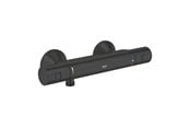 Mischbatterien und Armaturen - Grohe Precision Start Thermostatic shower mixer Matt black - 345942430