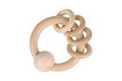 Baby Spielzeug - Goki Wooden Gripping Ring with 4 Rings - 65322