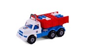 Spielzeugauto - Cavallino Toys Cavallino Route 66 XL Dump Truck with Building Blocks - 1983TY