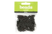 Kreativ-Spiele - Creativ Company Wooden Beads Black 150pcs. - 570395