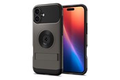 Handys - Cover & Cases - Spigen Slim Armor MagSafe - Gunmetal - iPhone 16 - ACS08226