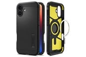 Handys - Cover & Cases - Spigen Tough Armor MagSafe - black - iPhone 16 Plus - ACS08085