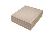 Kinderzimmer - Playwood Square Box with Loose Lid Paulownia Wood - sl046A