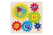 Holzspielzeug - Goki Wooden Gears Puzzle 10 pcs. - 58428