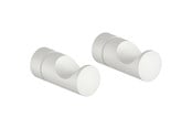 Badezimmerzubehör - Damixa Towel hook, 2 pcs, Matt white - 483062100