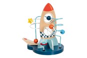 Baby Spielzeug - Goki Wooden Locomotion Spiral Rocket with Catapult - 59973