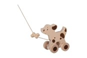 Baby Spielzeug - Goki Wooden Pull Animal Dog - 54863
