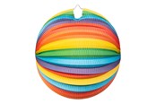 Spielzeug - Globos Paper Lantern Round Rainbow 25cm - 6285