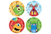 Spielzeug - Haza Witbaard Monster Party plates 8 pcs. - 437850