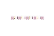 Spielzeug - Haza Witbaard Miffy Garland Pink 4mtr. - 439101