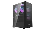 Gehäuse - Darkflash Computer case A290 + 3 fans (black) - Gehäuse - Miditower - Schwarz - A290