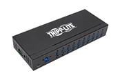 USB-Hubs - Eaton series 10-Port Industrial-Grade USB 3.0 SuperSpeed Hub - 20 kV ESD Immunity Iron Housing Mountable USB-Hubs - USB 3.2 - 10 - Schwarz - U360-010-IND
