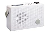 DAB, Netzwerk und Radiowecker - Lenco PDR-030WH - Portable DAB+/FM radio with alarm function - White - DAB/DAB+/FM - Mono - PDR-030WH
