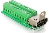 Andere Kabel - DeLOCK Adapter HDMI female > Terminal Block 20pin - 65168