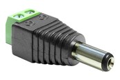 Stromkabel (Intern) - DeLOCK - Power Adapter - 2 pin Terminal Block to DC jack 5.5 x 2.5 mm - 65487