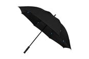 Freizeit & Reisen - Falcone Umbrella with Hand opening - Windproof - O 130 cm - Black - GP-77-8120