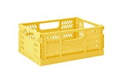 Kinderzimmer - 3 Sprouts - Modern Folding Crate Medium Yellow - ICMDYL