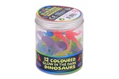 Figuren - Johntoy Glow in the Dark Colored Dino Toy Figures 12pcs. - 24492