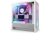Gehäuse - NZXT H5 Flow RGB (2024) - Gehäuse - Miditower - Weiß - CC-H52FW-R1