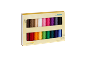 Nähmaschinen - Amann/Mettler Embroidery thread set in basic colors of 18 rl. - 5090-0000