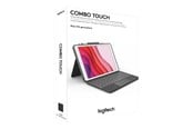Tastaturen - Logitech Combo Touch for iPad Pro 13" (M4) - Graphite - Tastatur & Folio-Set - Französisch - Grau - 920-012663