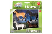 Figuren - Kids Globe Horses 4pcs. 1:32 - 570199