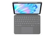 Tastaturen - Logitech Combo Touch for iPad Air 11" (M2) & iPad Air (5th gen) - Oxford Grey - Tastatur & Folio-Set - Spanisch - Grau - 920-012632