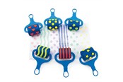 Kreativ-Spiele - Colorations - Paint Rollers with Pattern Set of 6 - CHFUNROL